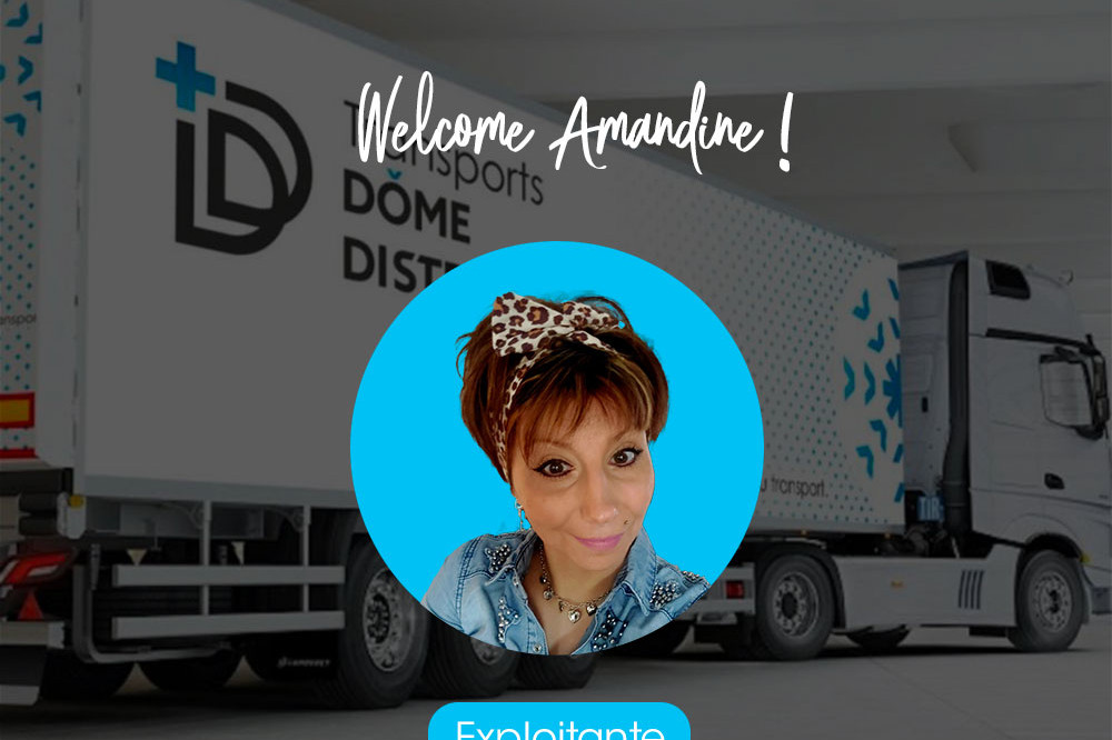 Transport Dôme Distribution portrait amandine exploitante à Givors