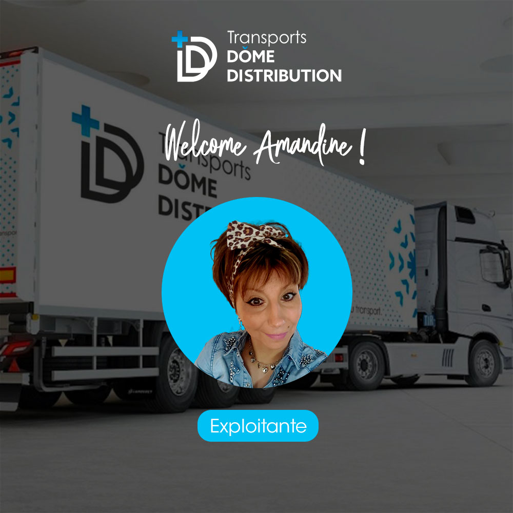 Transport Dôme Distribution portrait amandine exploitante à Givors