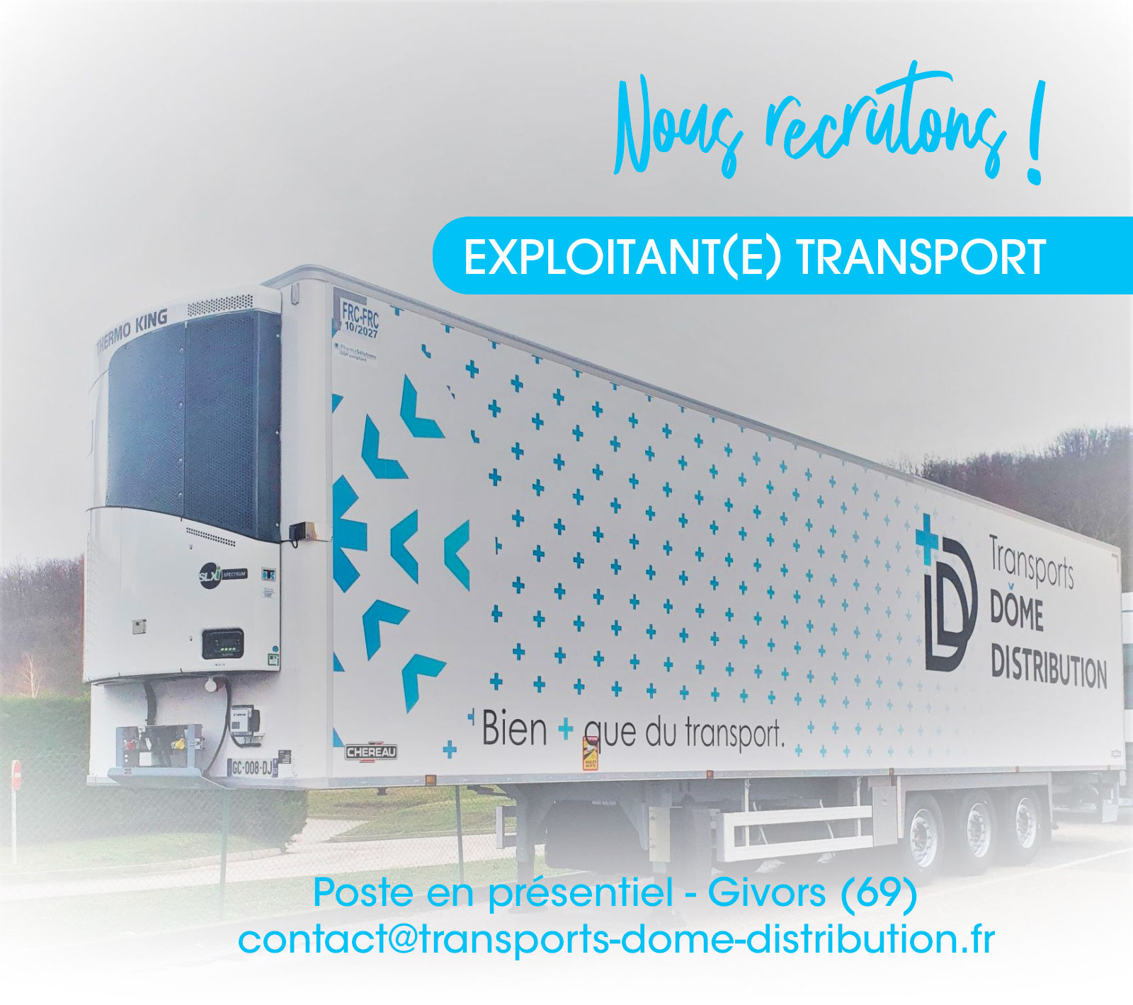 recrutement exploitant transport